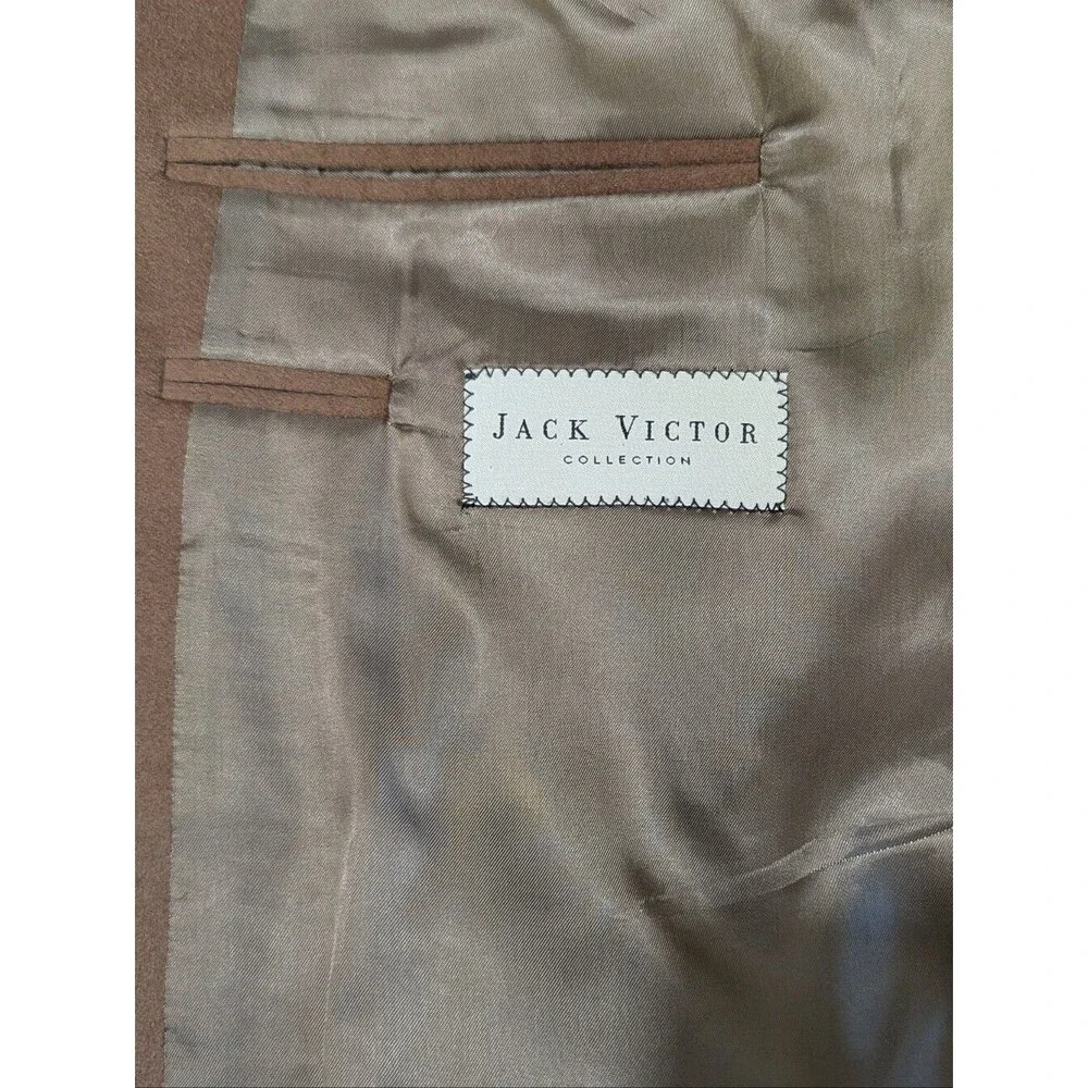 Cashmere Sport Coat In Brown Size 50L